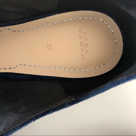 Zara velvet bow flats - Picture 2 of 8